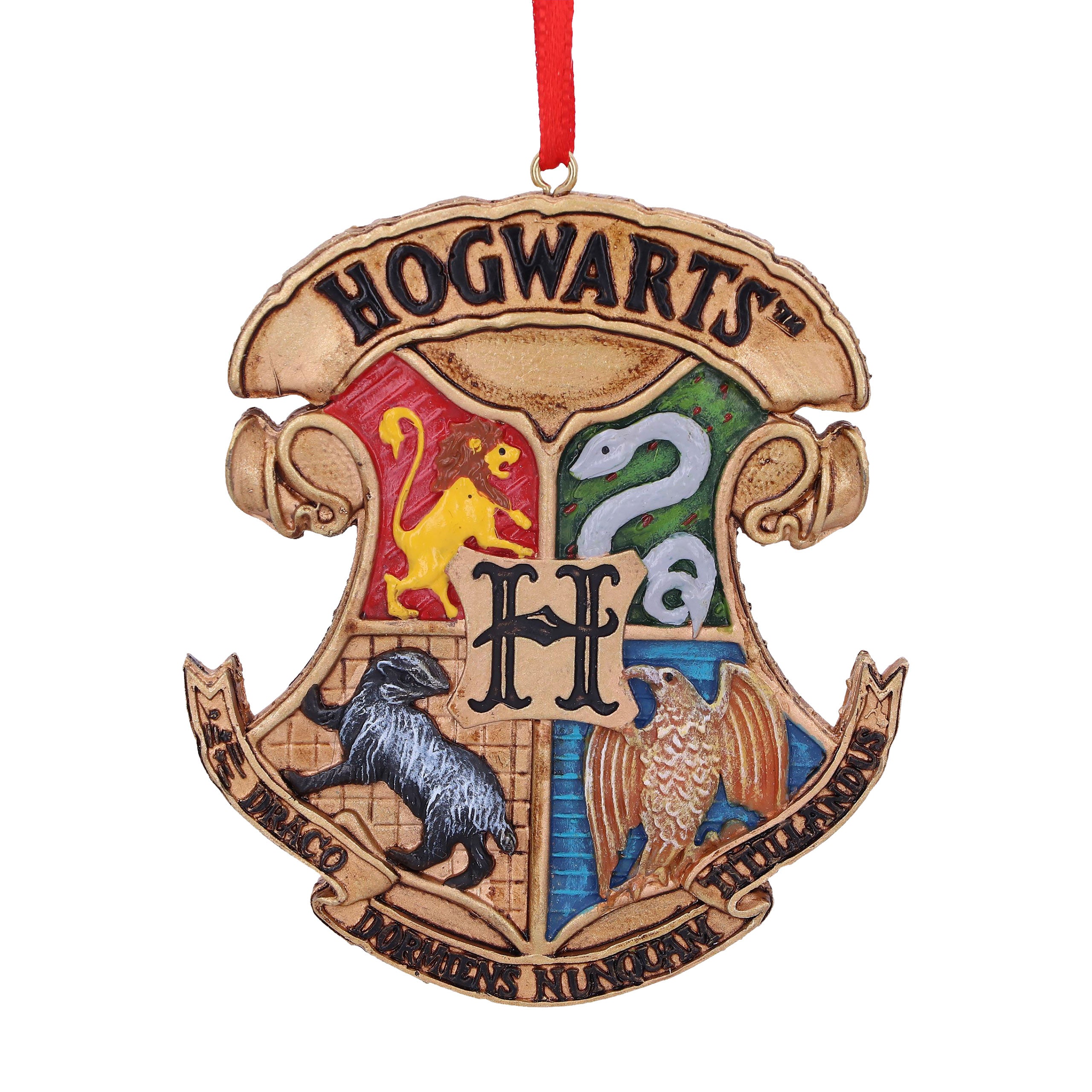 Imagen del producto Harry Potter - Adorno de árbol de Navidad con el escudo de Hogwarts