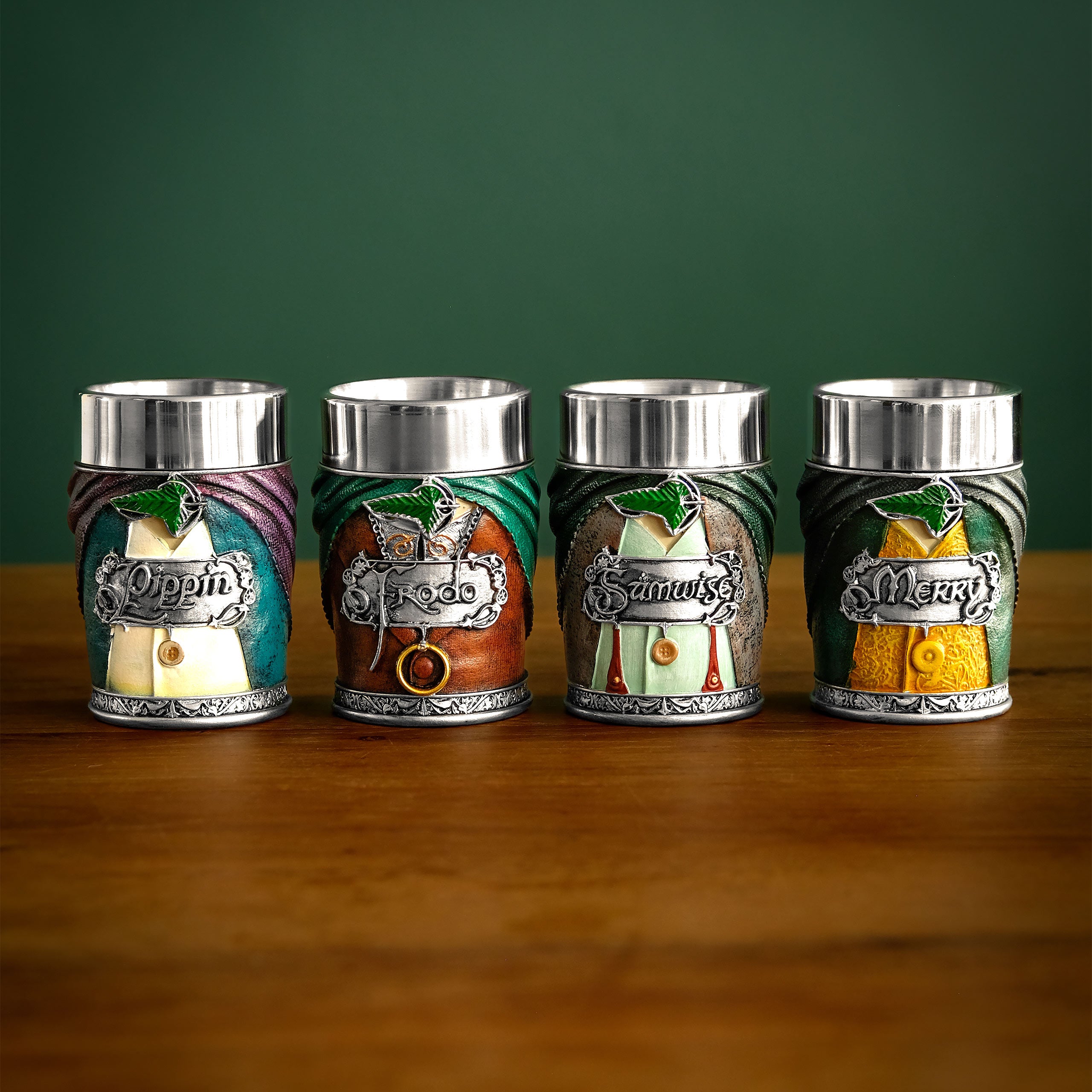 Imagen del producto El Señor de los Anillos - Set de tazas Hobbits de 4 piezas