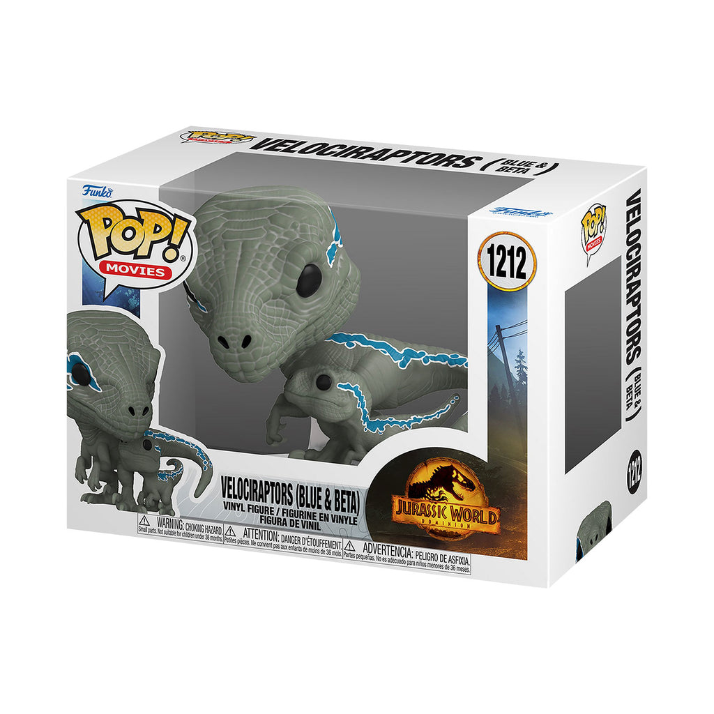 Imagen del producto Jurassic World - Velociraptors Blue y Beta Funko Pop Figura
