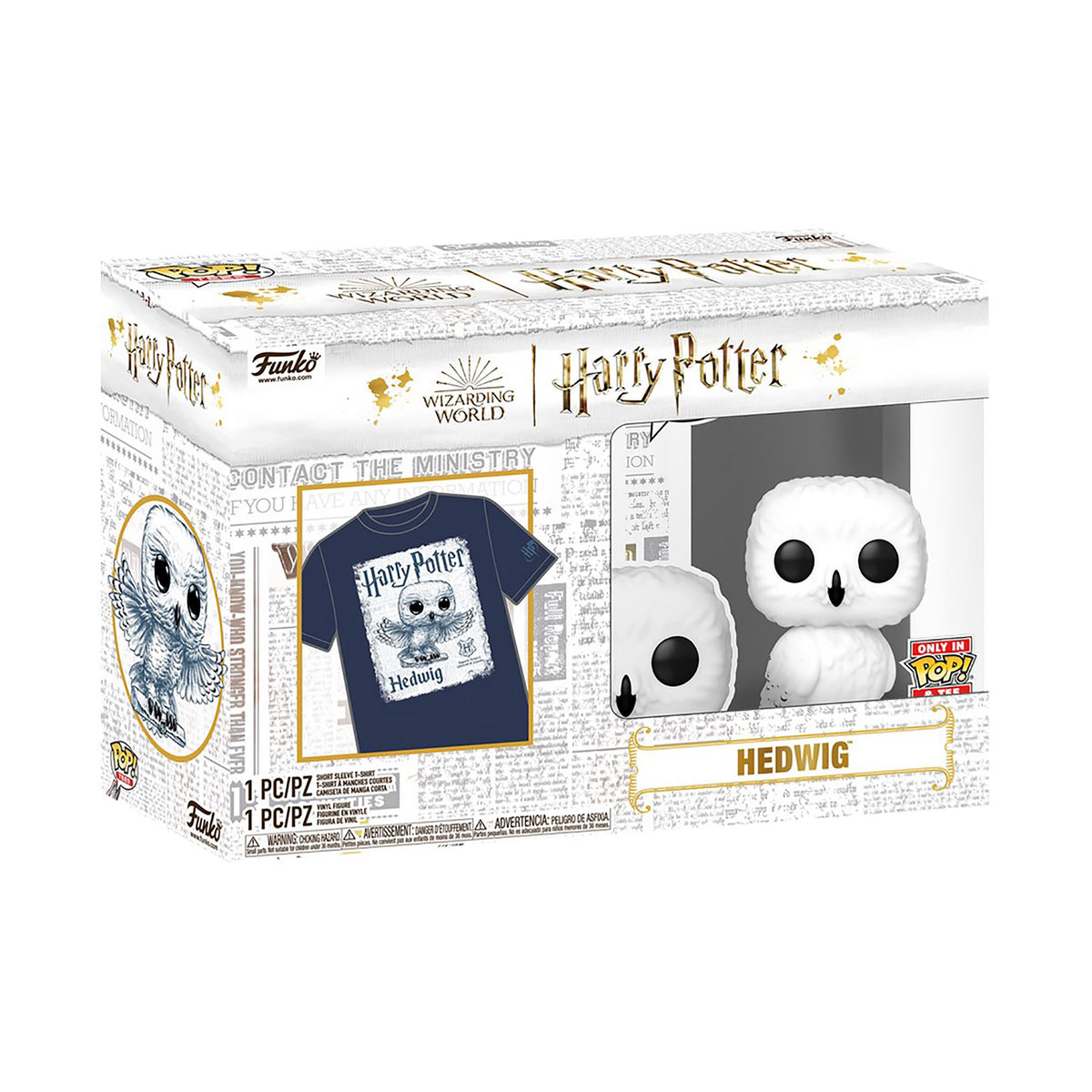 Product image Harry Potter - Hedwig T-Shirt with Funko Pop Figure