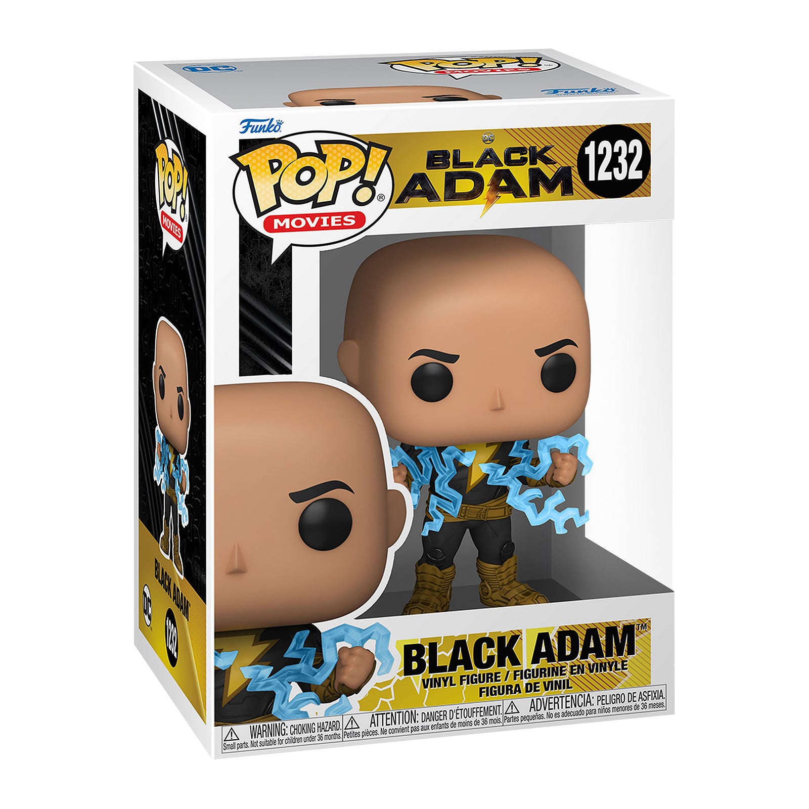 Imagen del producto Figura Funko Pop de Black Adam con rayo
