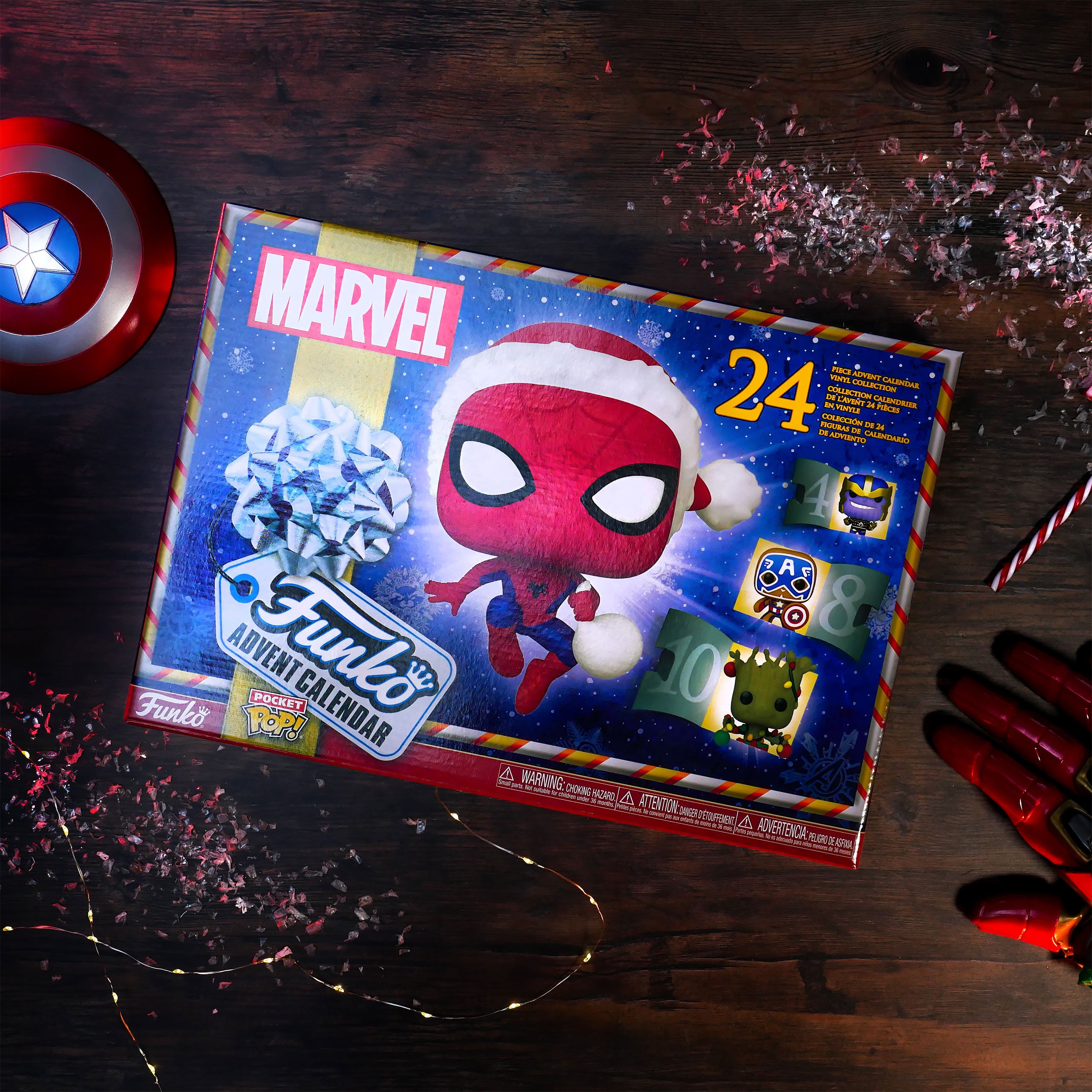 Imagen del producto Marvel - Calendario de Adviento Funko Pop Holiday