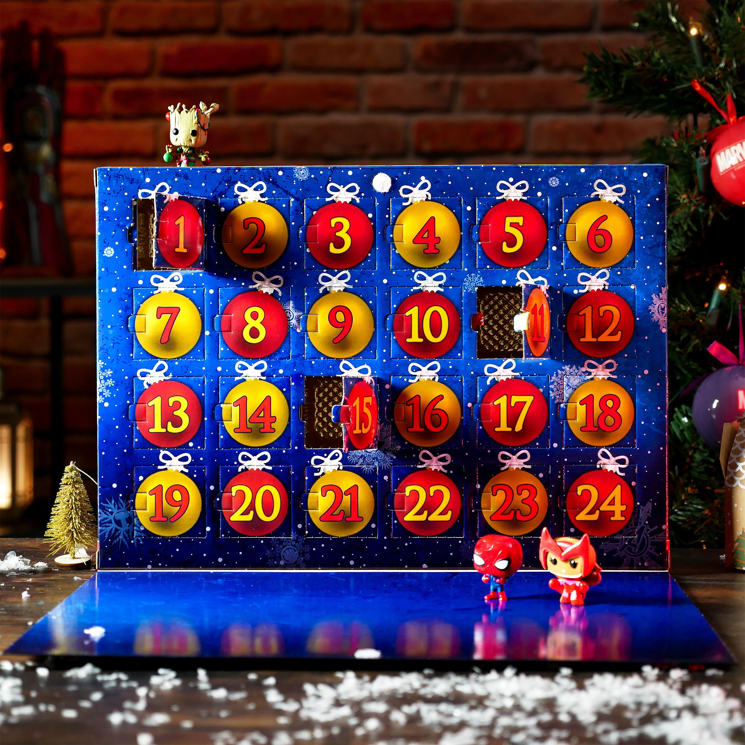 Imagen del producto Marvel - Calendario de Adviento Funko Pop Holiday