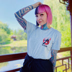 Imagen del producto Naruto - Camiseta Kyūbi gris