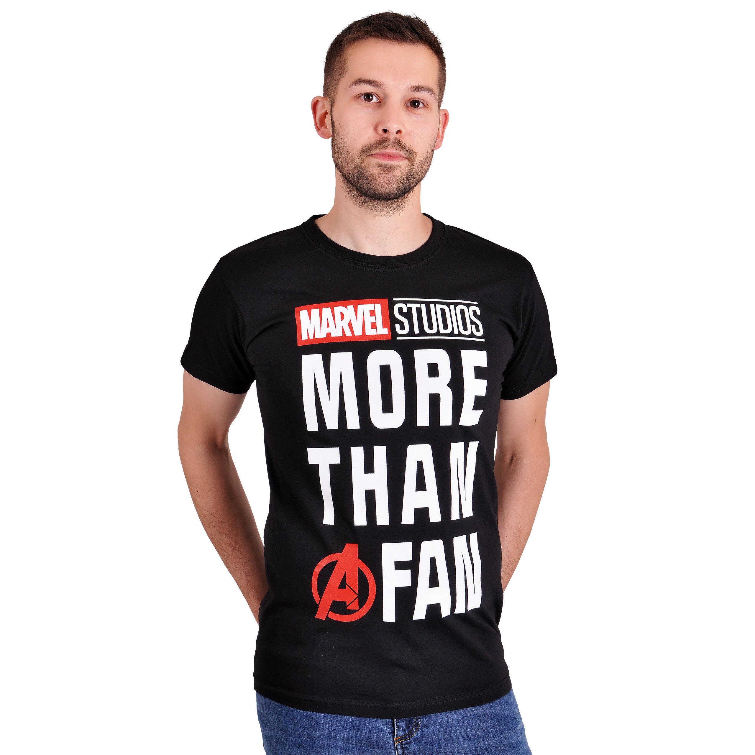 Imagen del producto Marvel - More Than A Fan Camiseta negra
