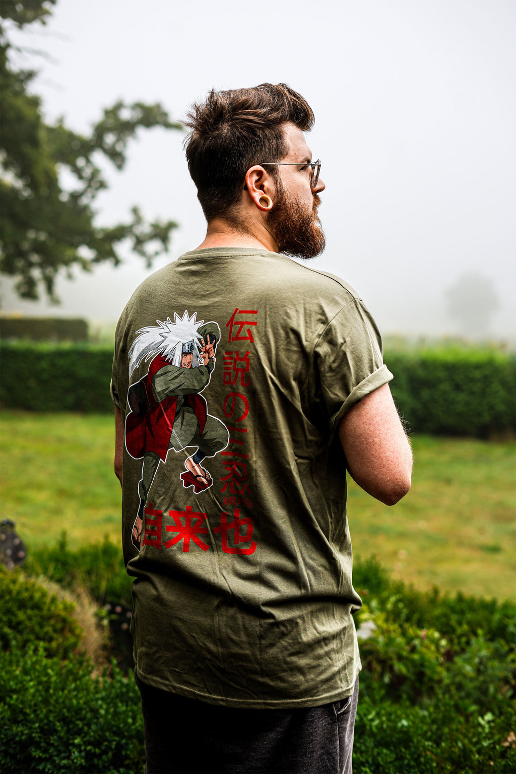 Imagen del producto Naruto - Camiseta Jiraya verde
