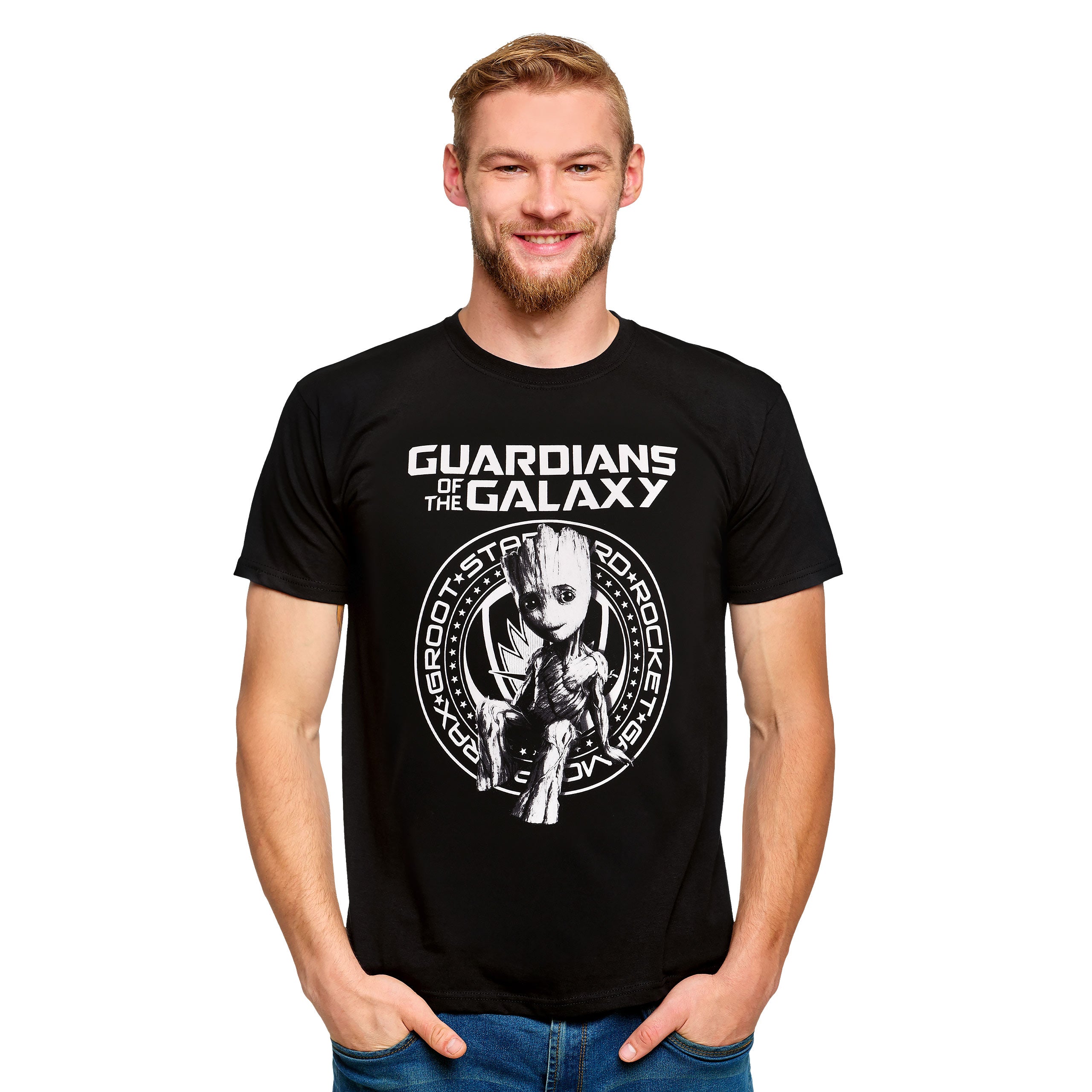 Imagen del producto Guardianes de la Galaxia - Camiseta Groot negra