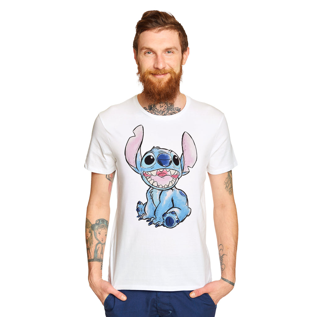 Imagen del producto Lilo & Stitch - Camiseta Stitch blanca
