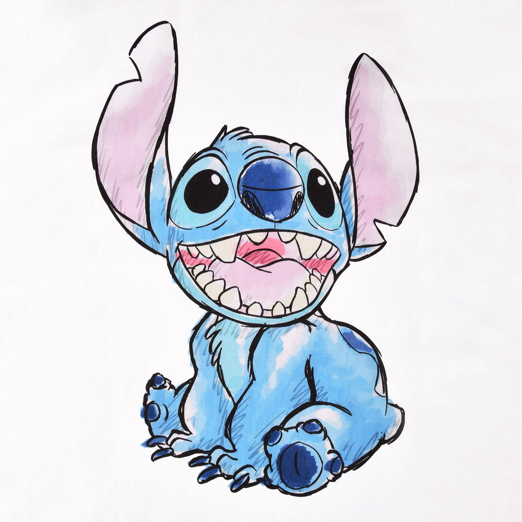 Imagen del producto Lilo & Stitch - Camiseta Stitch blanca