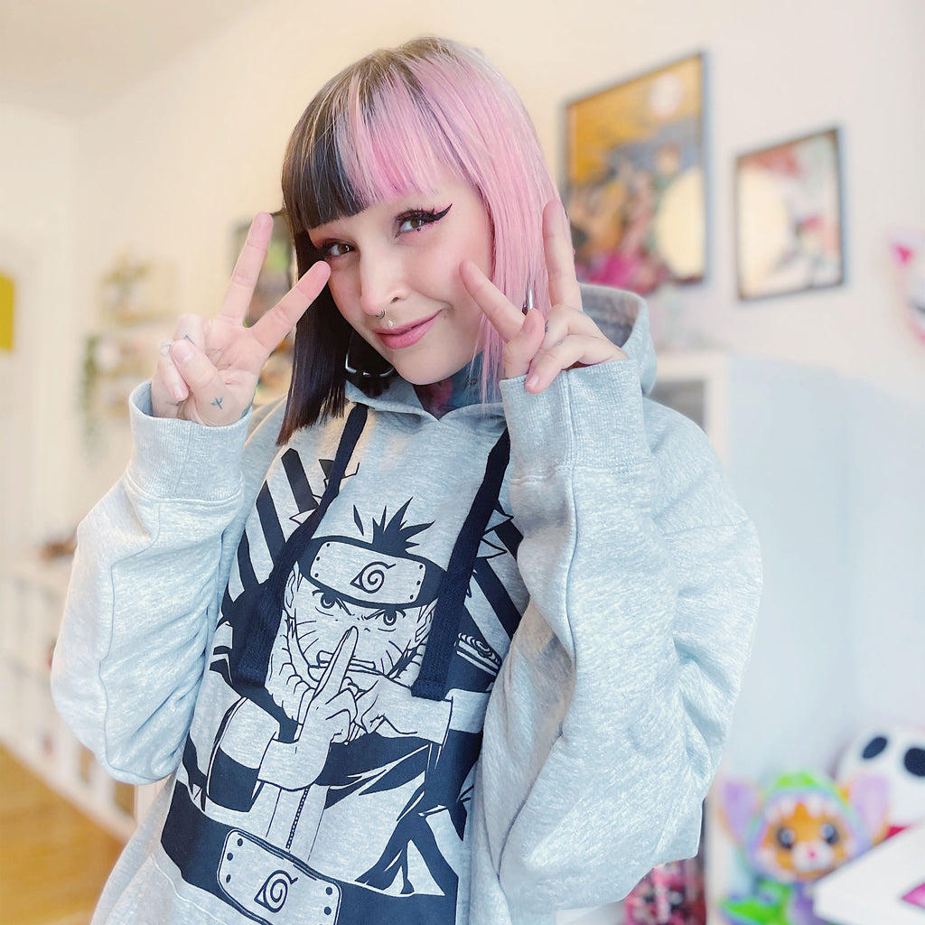 Imagen del producto Naruto Shippuden - Sudadera con capucha Uzumaki Naruto gris