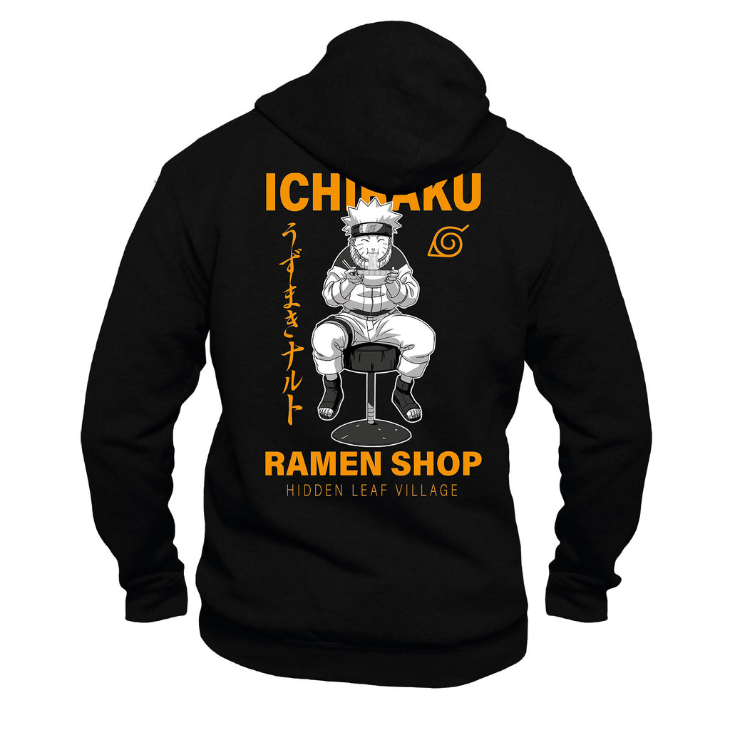Imagen del producto Naruto - Chaqueta con capucha Ichiraku Ramen Shop negra