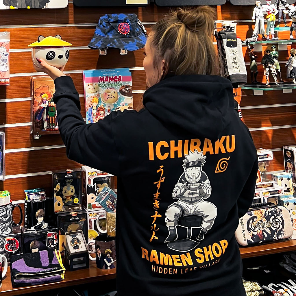 Imagen del producto Naruto - Chaqueta con capucha Ichiraku Ramen Shop negra