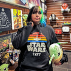 Imagen del producto Star Wars de 1977 Sudadera Retro Negra