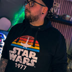 Imagen del producto Star Wars de 1977 Sudadera Retro Negra