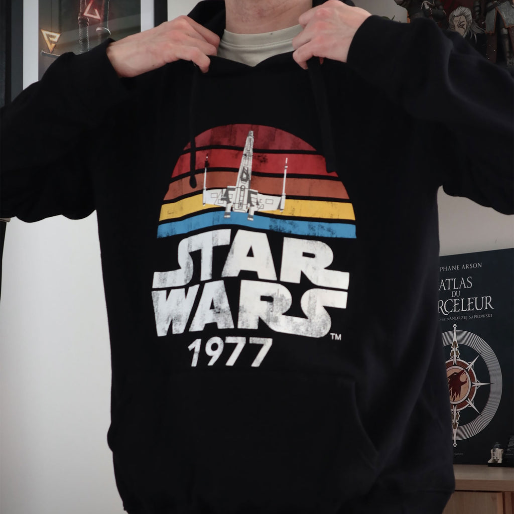 Imagen del producto Star Wars de 1977 Sudadera Retro Negra