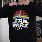 Imagen del producto Star Wars de 1977 Sudadera Retro Negra