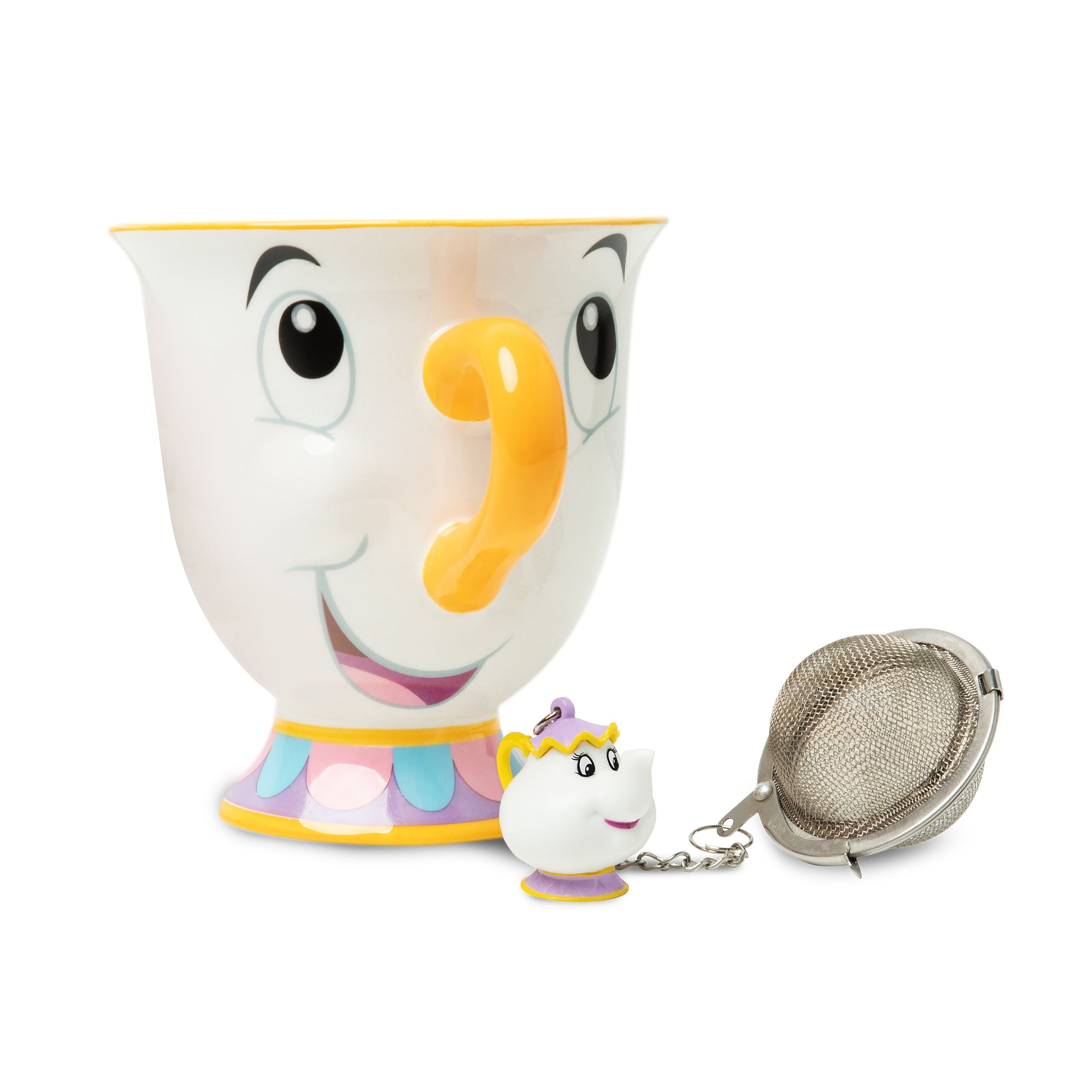 Imagen del producto La Bella y la Bestia - Taza Tassilo con infusor de té
