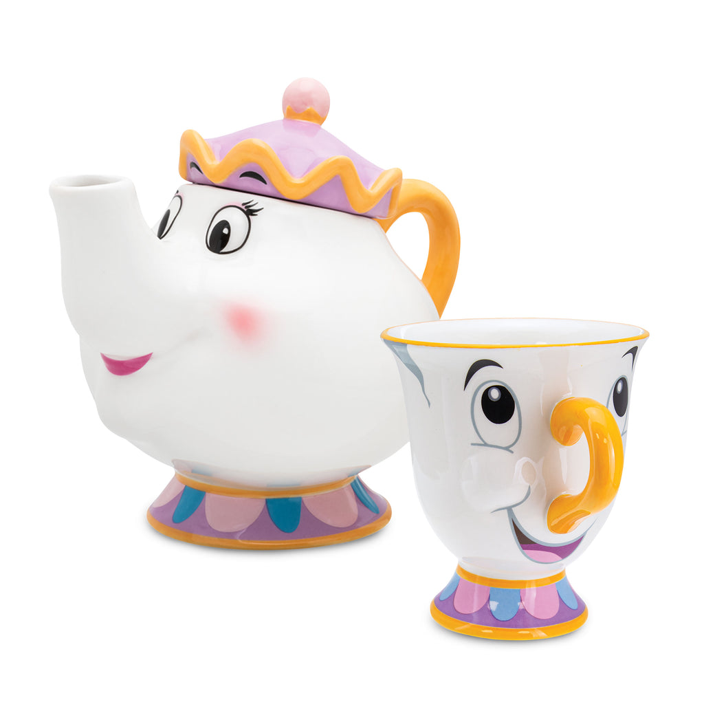 Imagen del producto La Bella y la Bestia - Set de té Madame Pottine y Tassilo