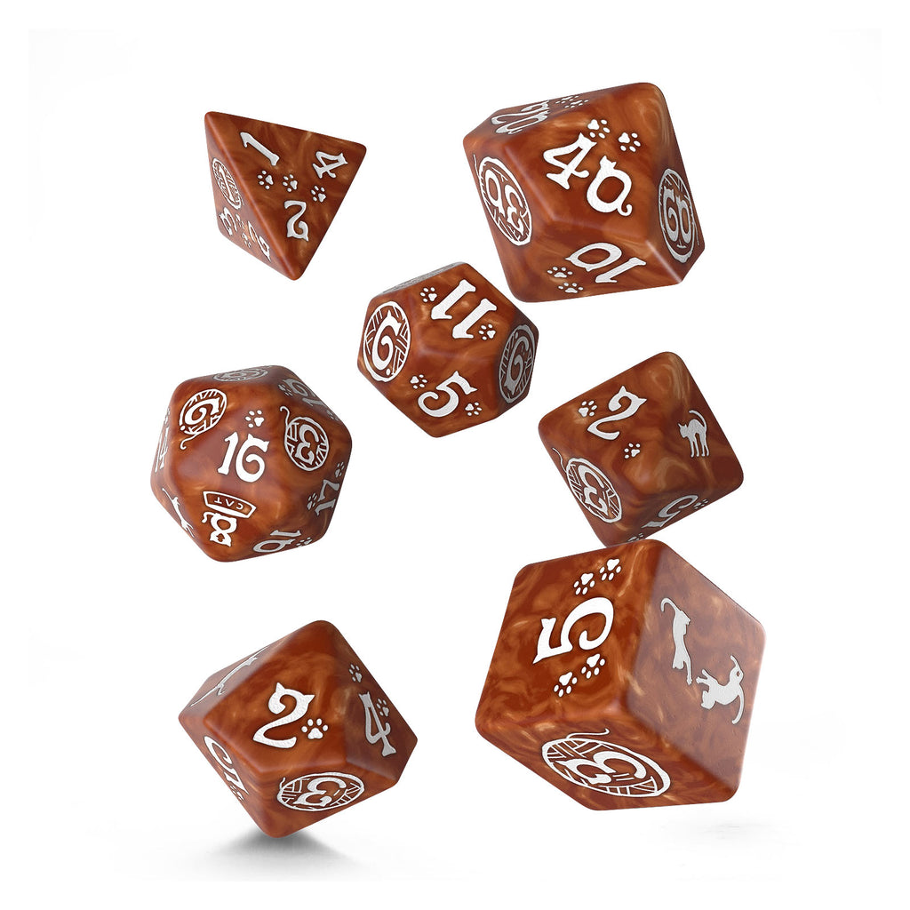 Imagen del producto Cats - Set de Dados RPG Muffin 7 piezas