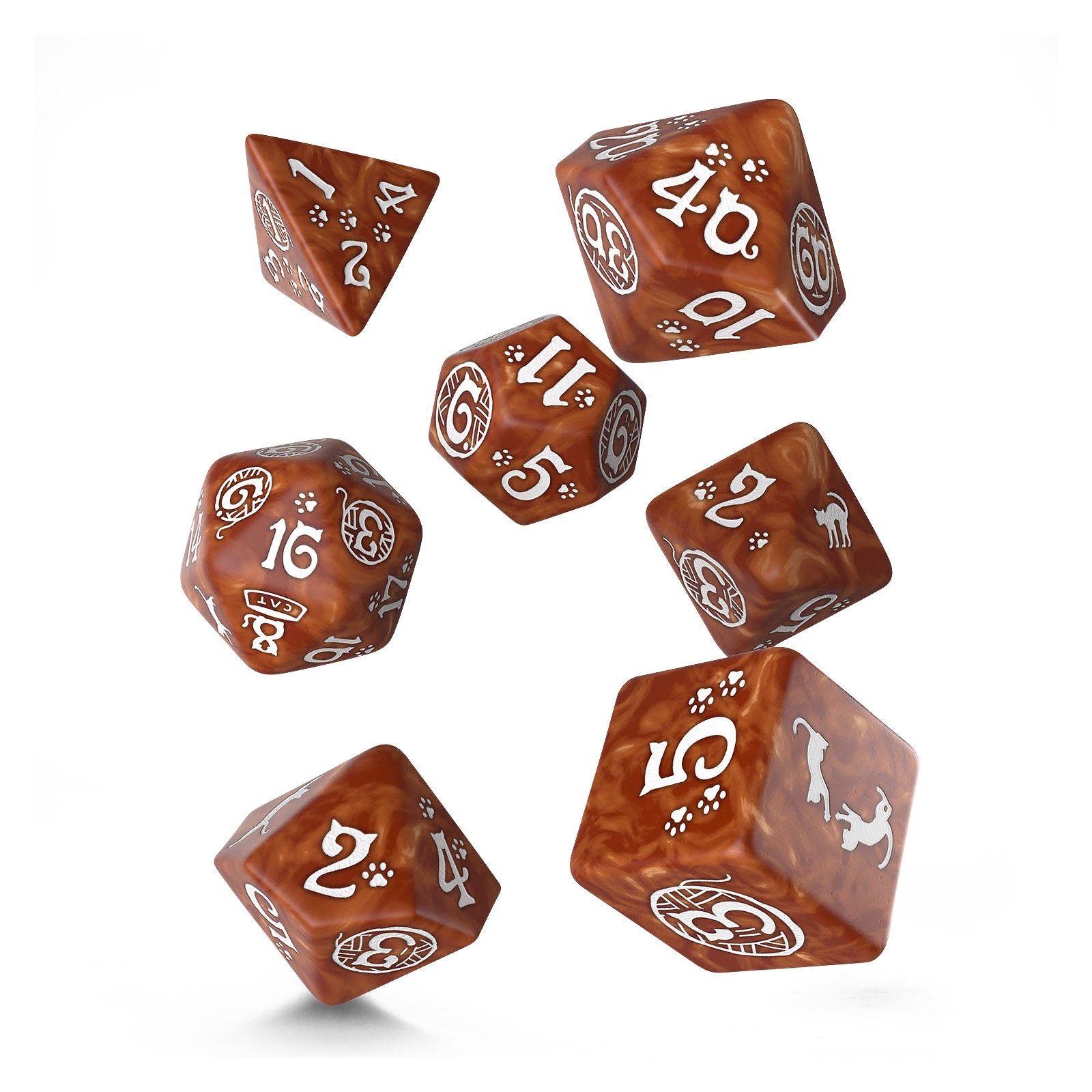 Imagen del producto Cats - Set de Dados RPG Muffin 7 piezas