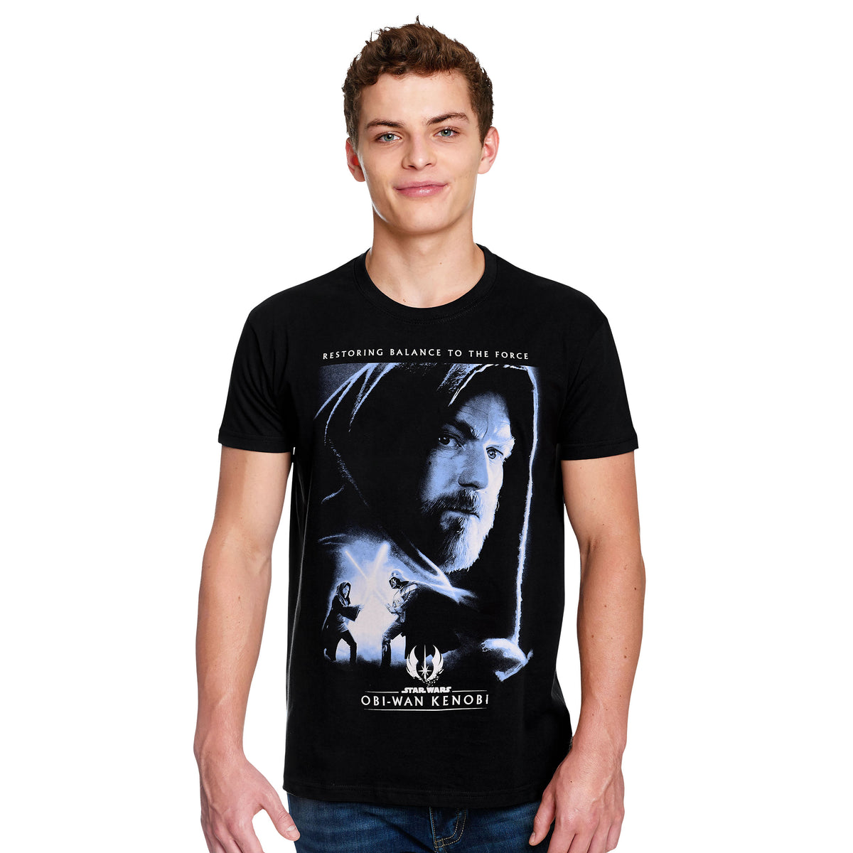 Imagen del producto Camiseta Obi-Wan Kenobi Restaurando el Equilibrio en la Fuerza - Star Wars