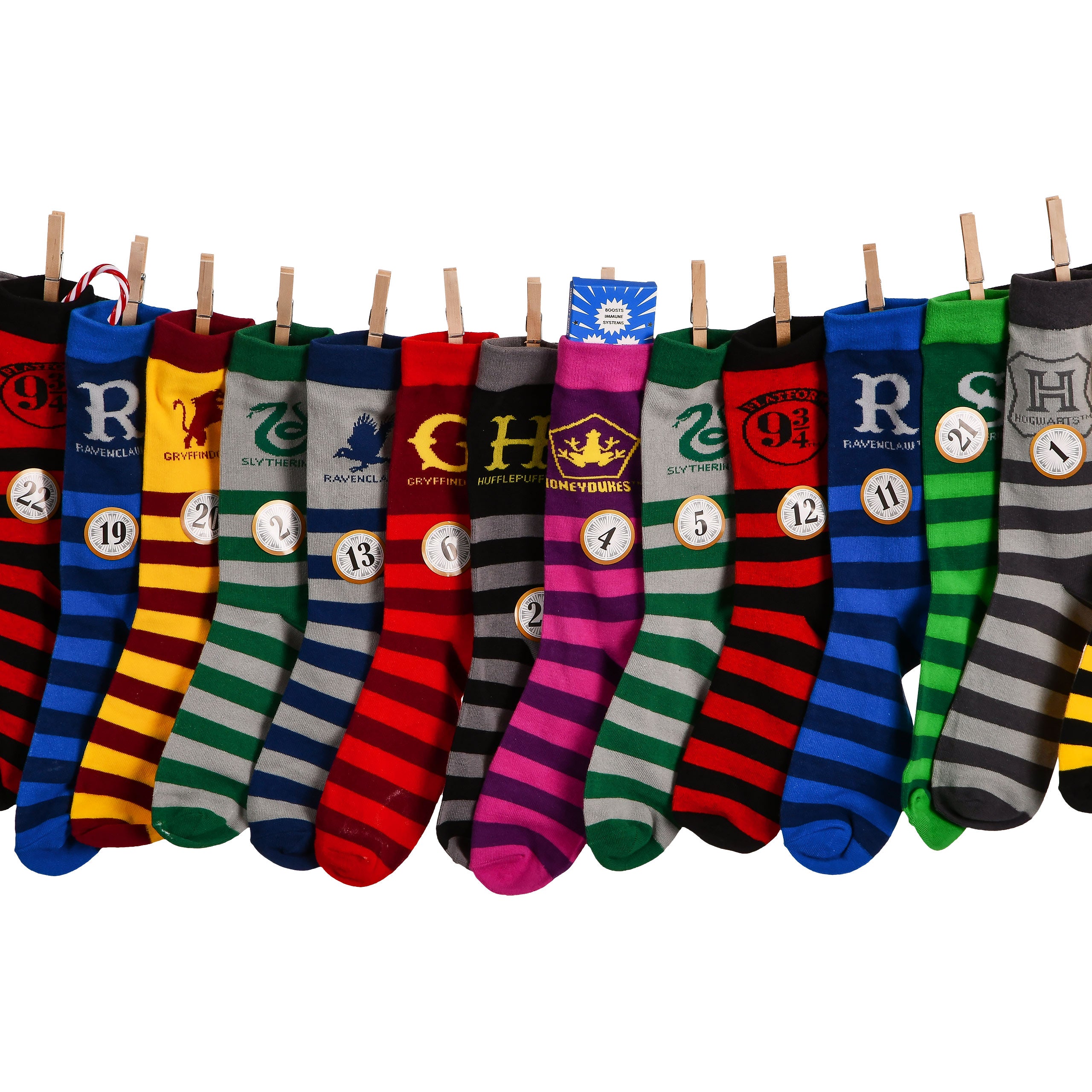 Imagen del producto Harry Potter - Calendario de Adviento de calcetines para llenar