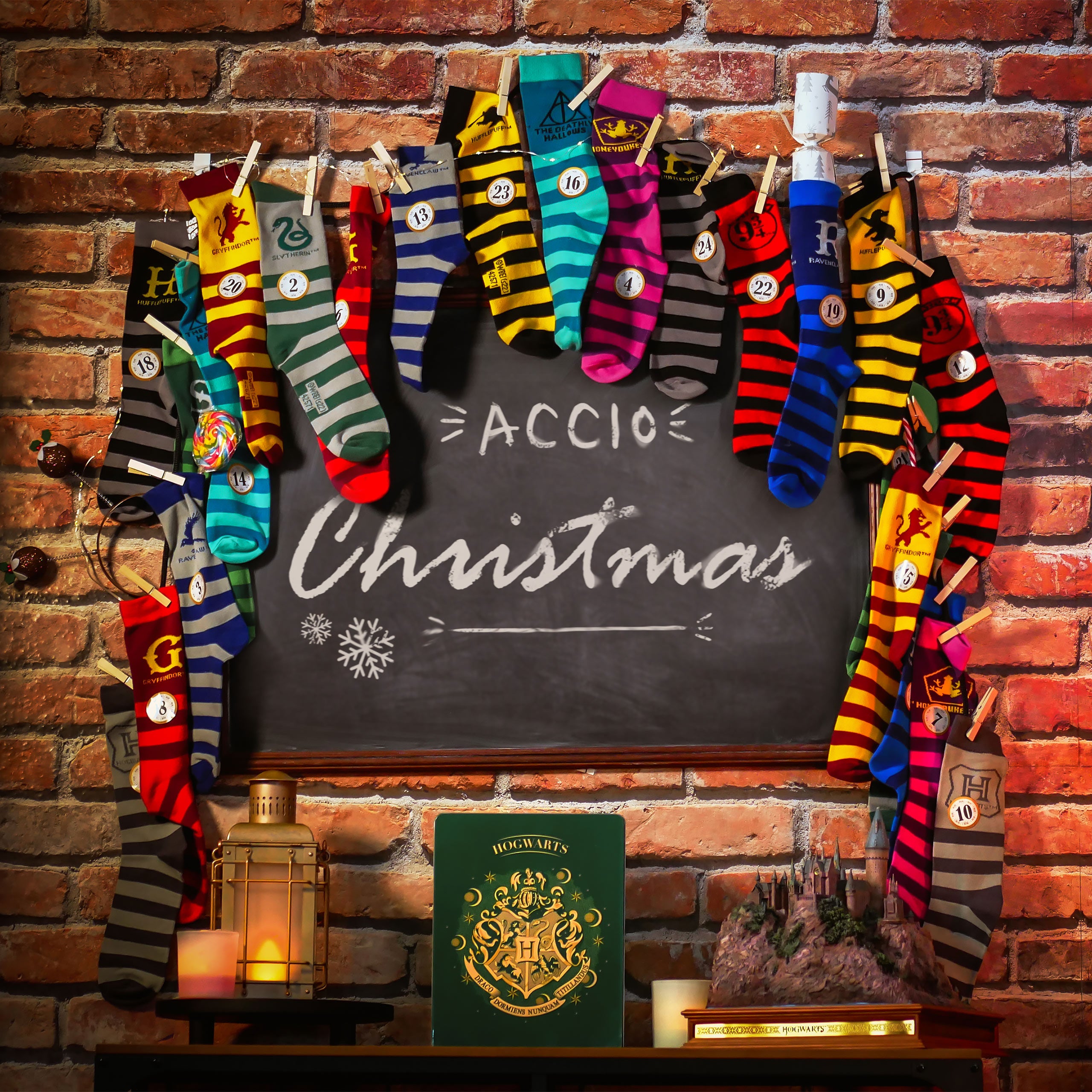 Imagen del producto Harry Potter - Calendario de Adviento de calcetines para llenar