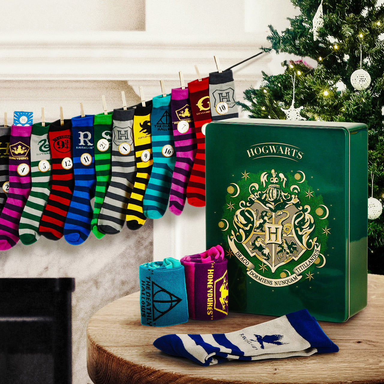 Imagen del producto Harry Potter - Calendario de Adviento de calcetines para llenar