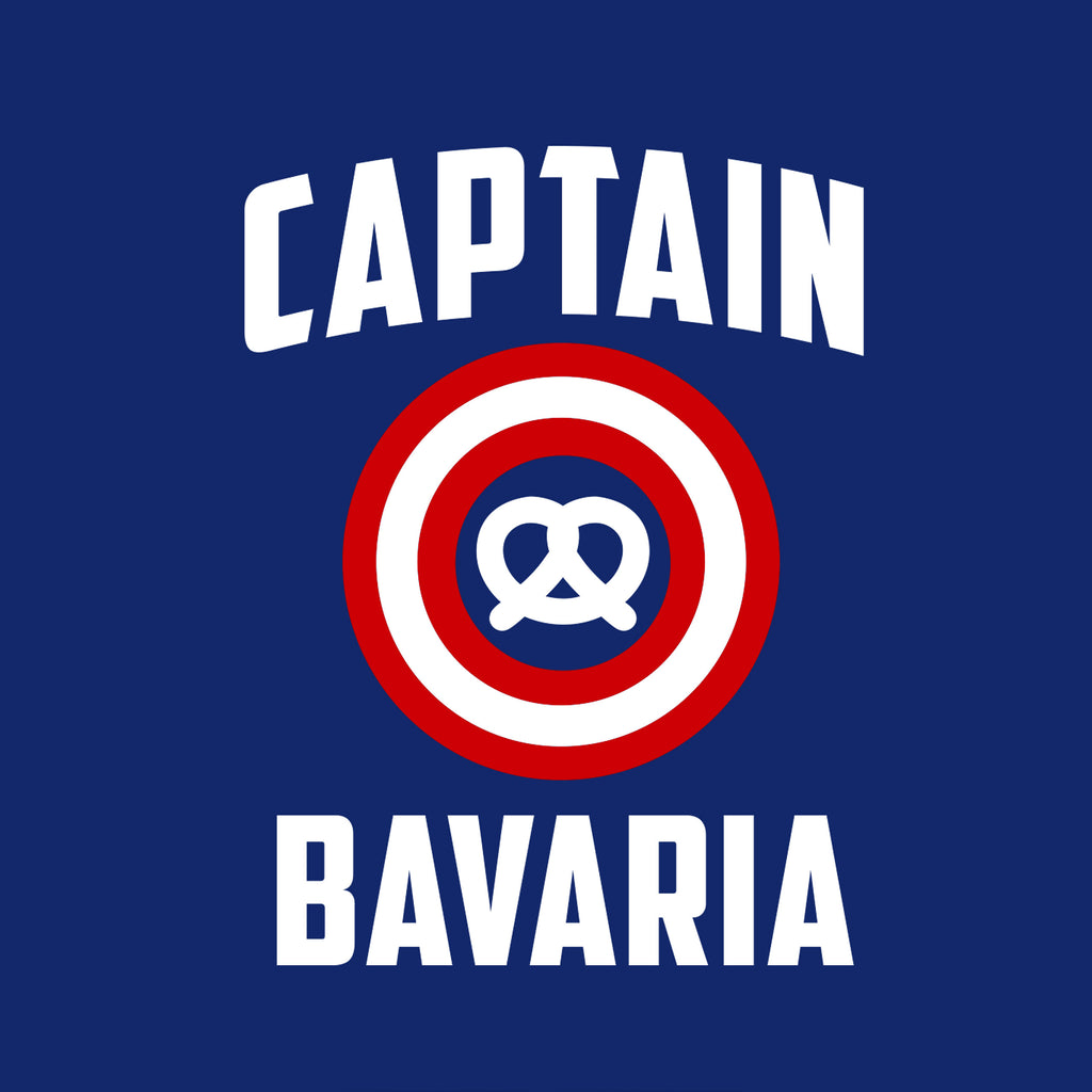 Imagen del producto Camiseta de Captain Bavaria para fans de Captain America azul