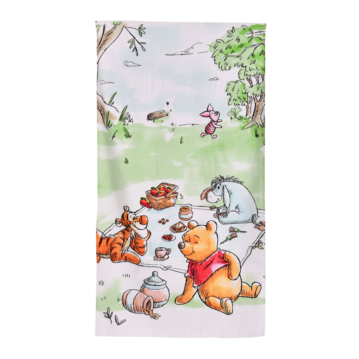 Imagen del producto Winnie Pooh - Toalla de playa para picnic