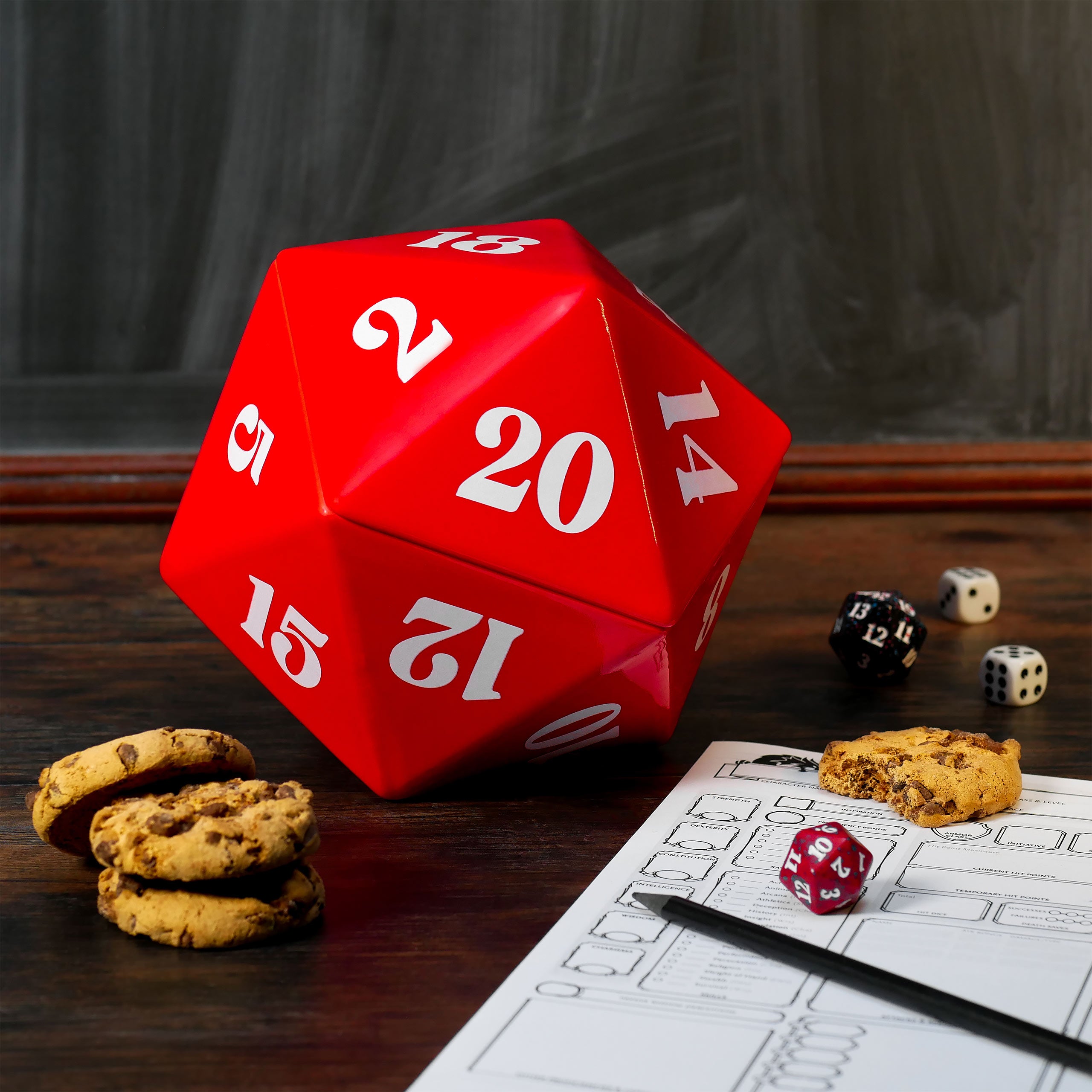 Imagen del producto Galleta D20 para fans de Pen & Paper