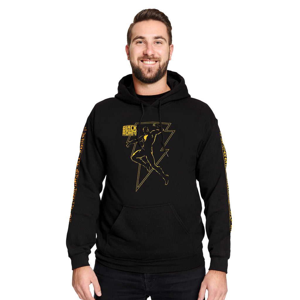 Imagen del producto Black Adam - Sudadera con capucha de lucha negra