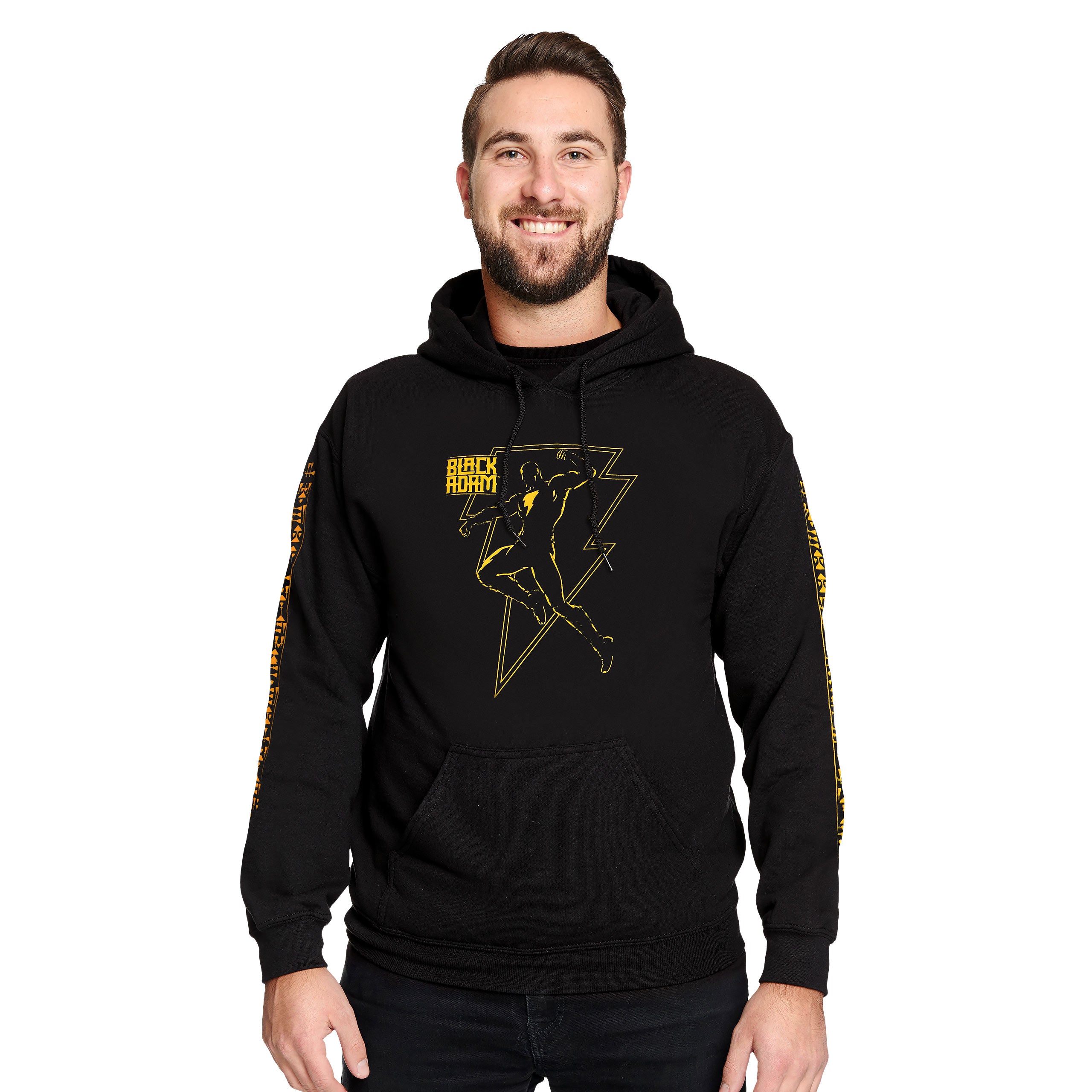 Imagen del producto Black Adam - Sudadera con capucha de lucha negra