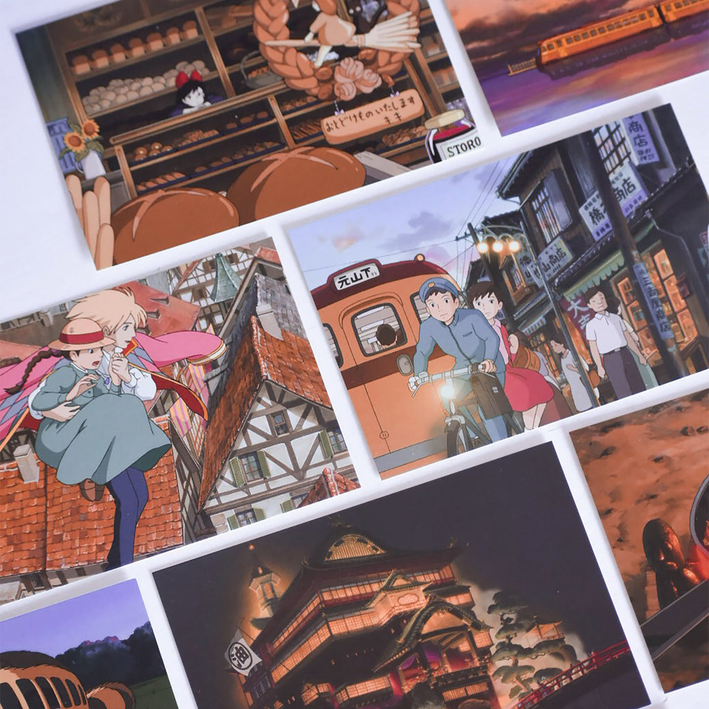 Imagen del producto Studio Ghibli - 100 tarjetas postales en caja de regalo