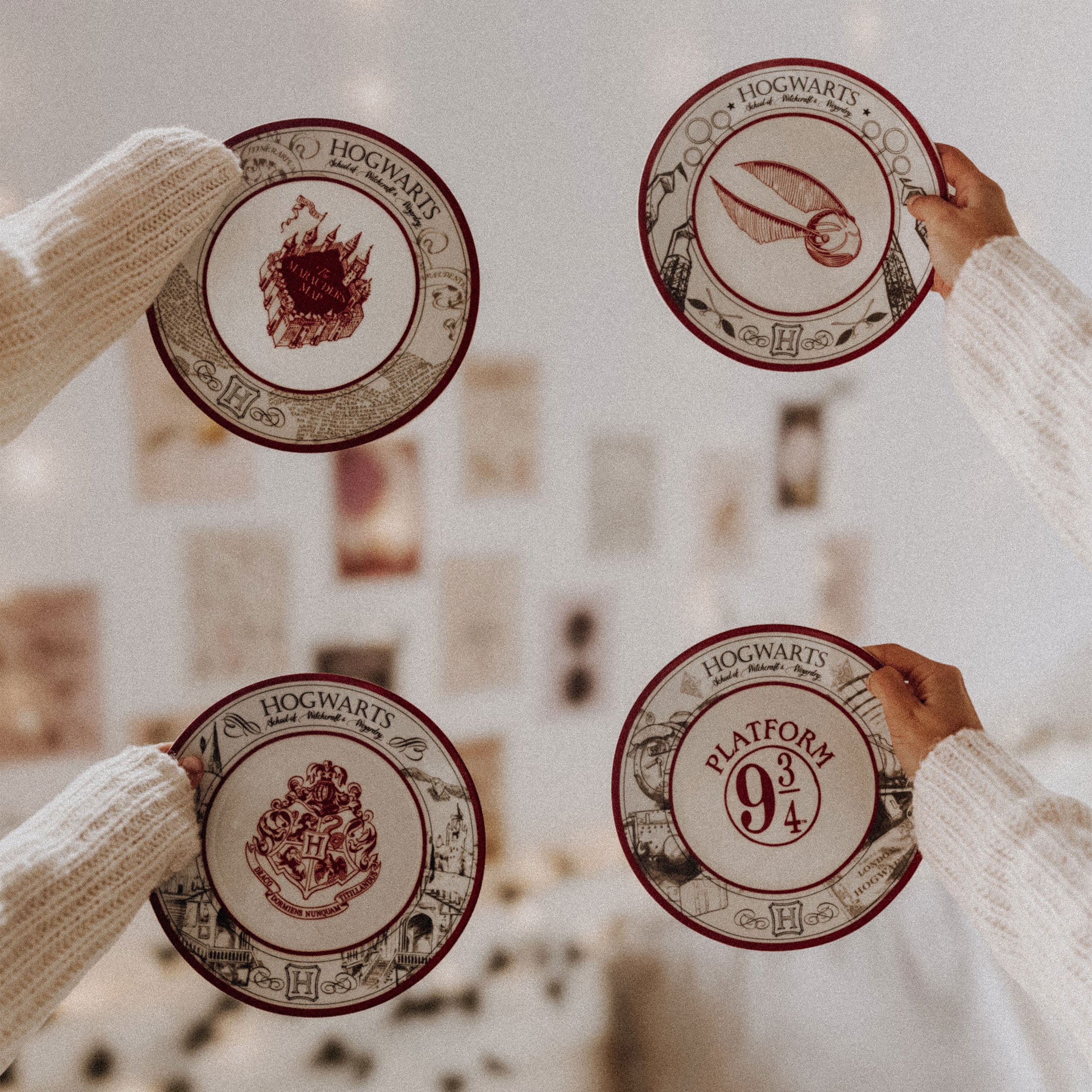 Imagen del producto Harry Potter - Juego de Platos con Símbolos