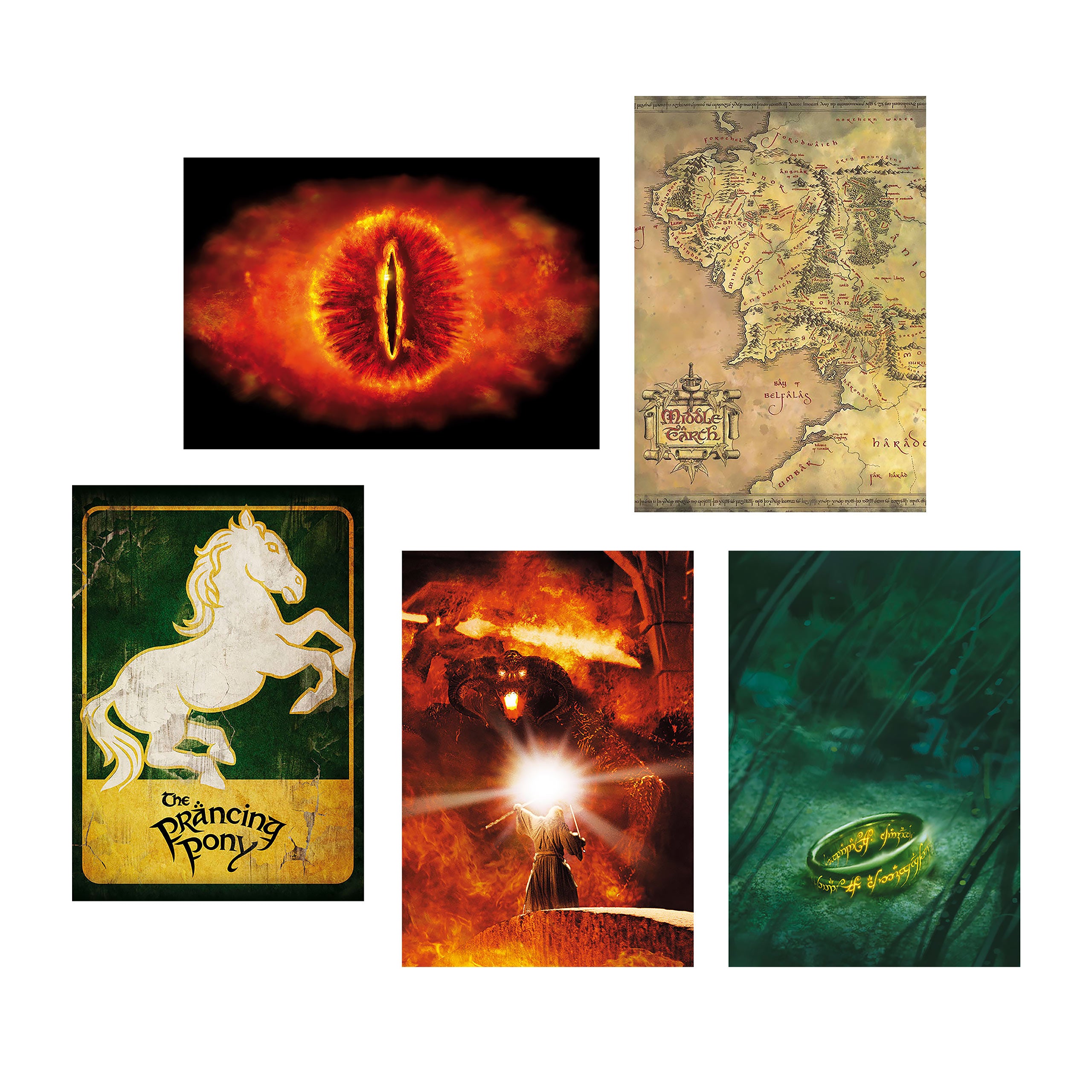 Imagen del producto El Señor de los Anillos - Set de 5 postales