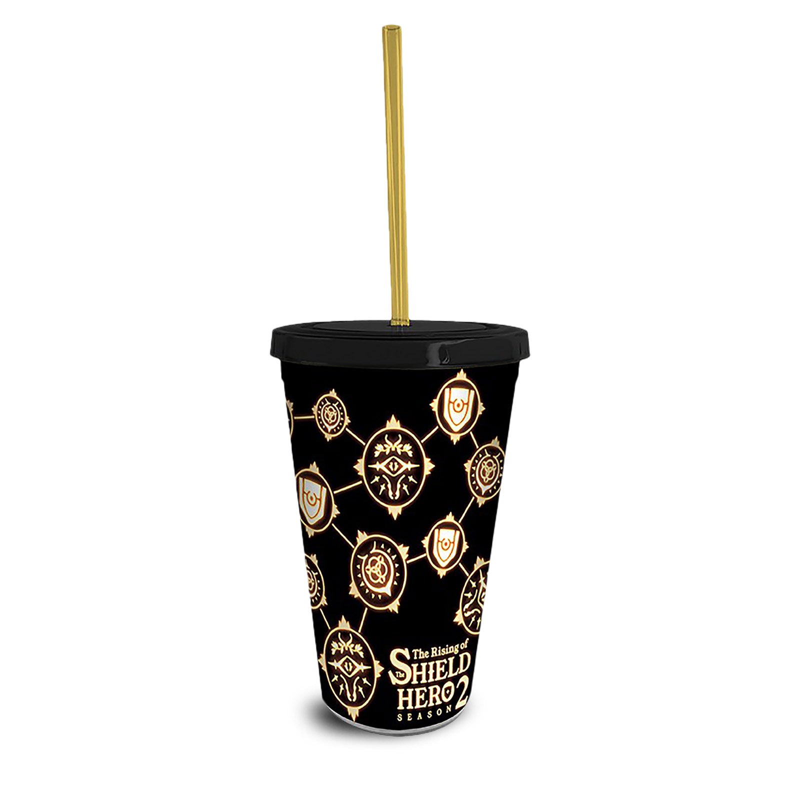 Imagen del producto Rising of the Shield Hero - Vaso de símbolos con pajita