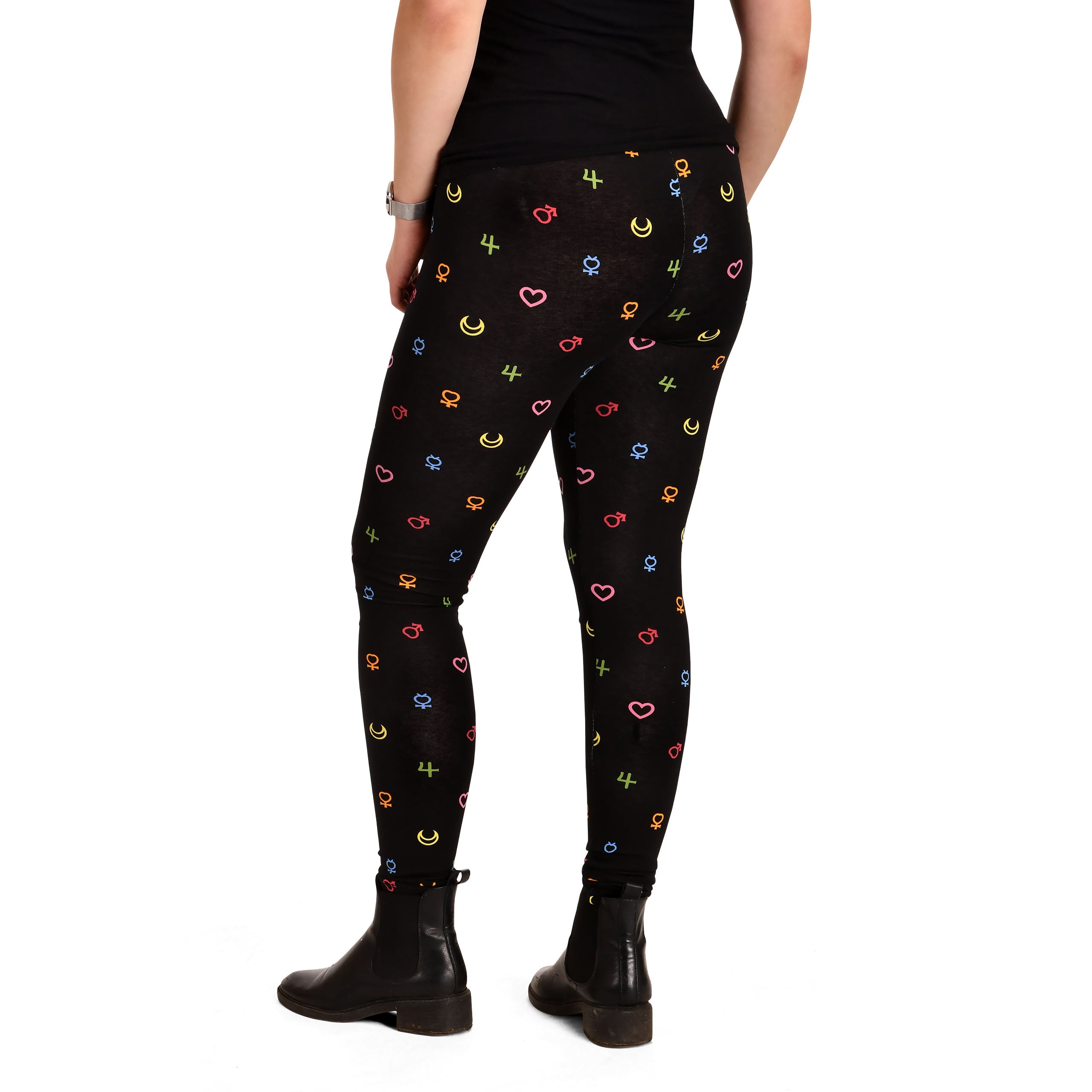 Imagen del producto Leggings de símbolo de Sailor Moon negro