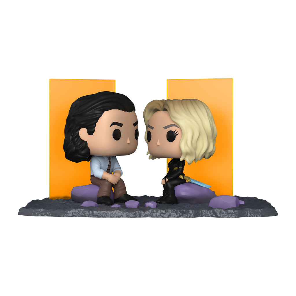 Imagen del producto Figuras Funko Pop de Loki & Sylvie con cabeza oscilante