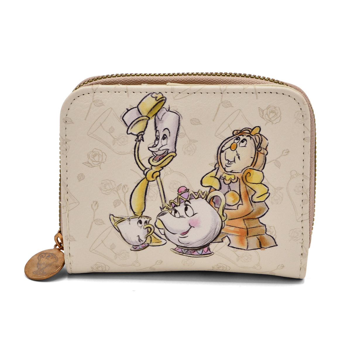 Imagen del producto La Bella y la Bestia - Madame Pottine, Tassilo, Lumiere, Unruh Cartera
