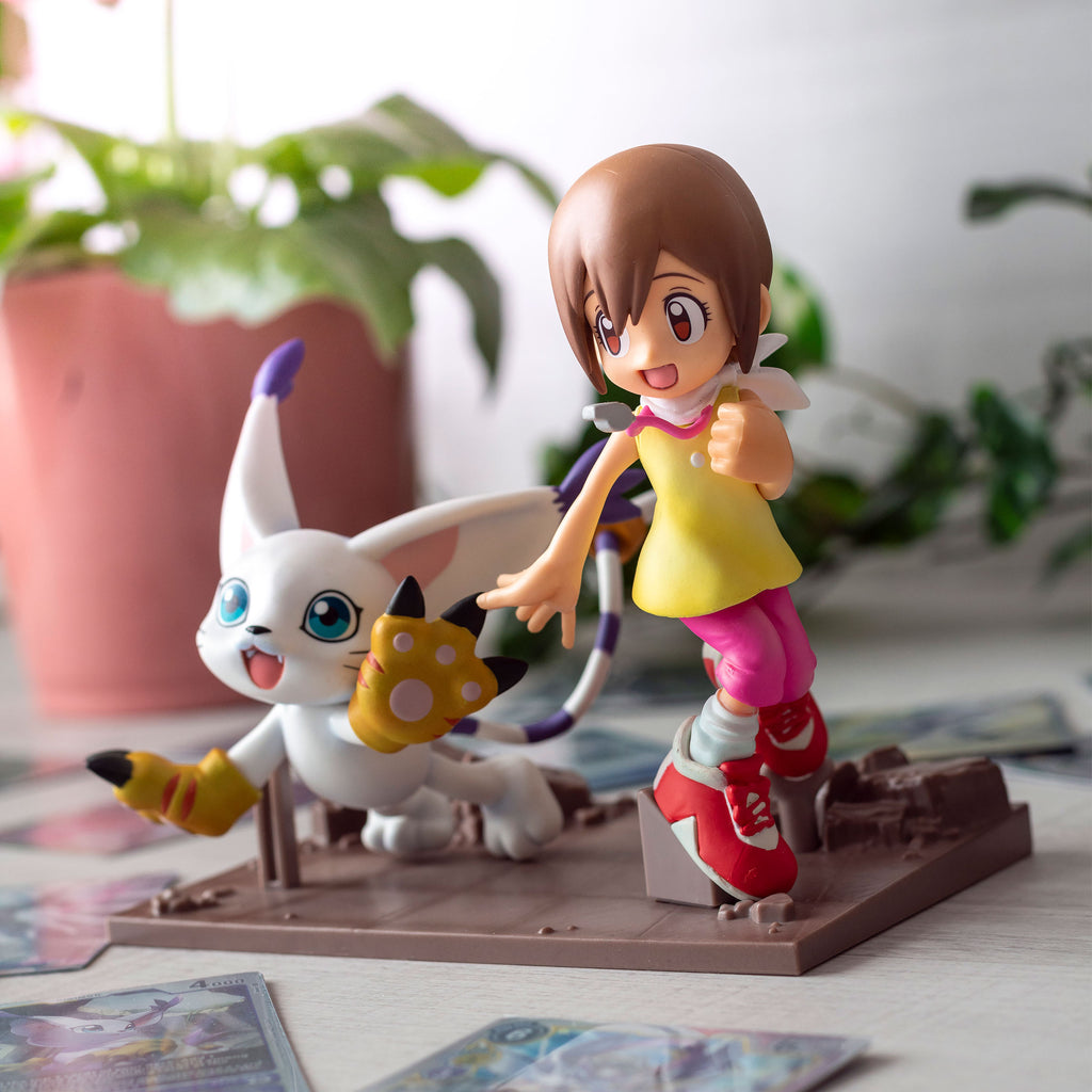 Imagen del producto Digimon Adventure - Set de figuras Gatomon & Kari