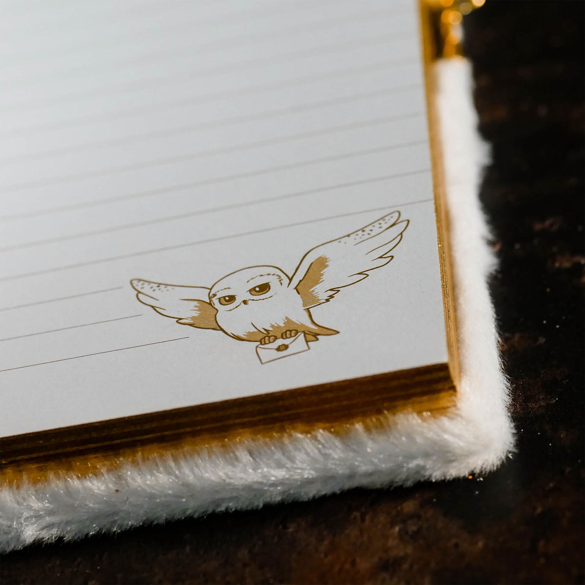 Imagen del producto Harry Potter - Cuaderno de Peluche de Hedwig A5 con Cerradura