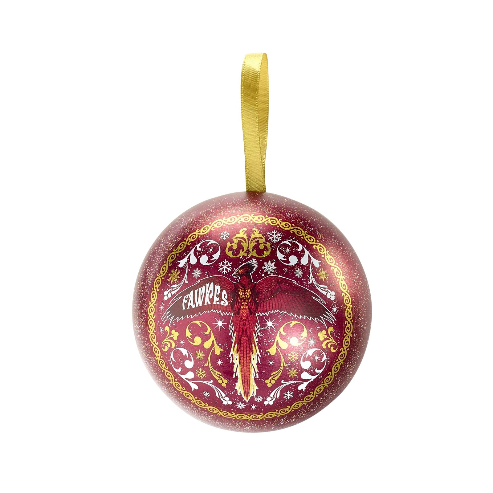 Imagen del producto Harry Potter - Bola de Navidad con Collar de Fawkes