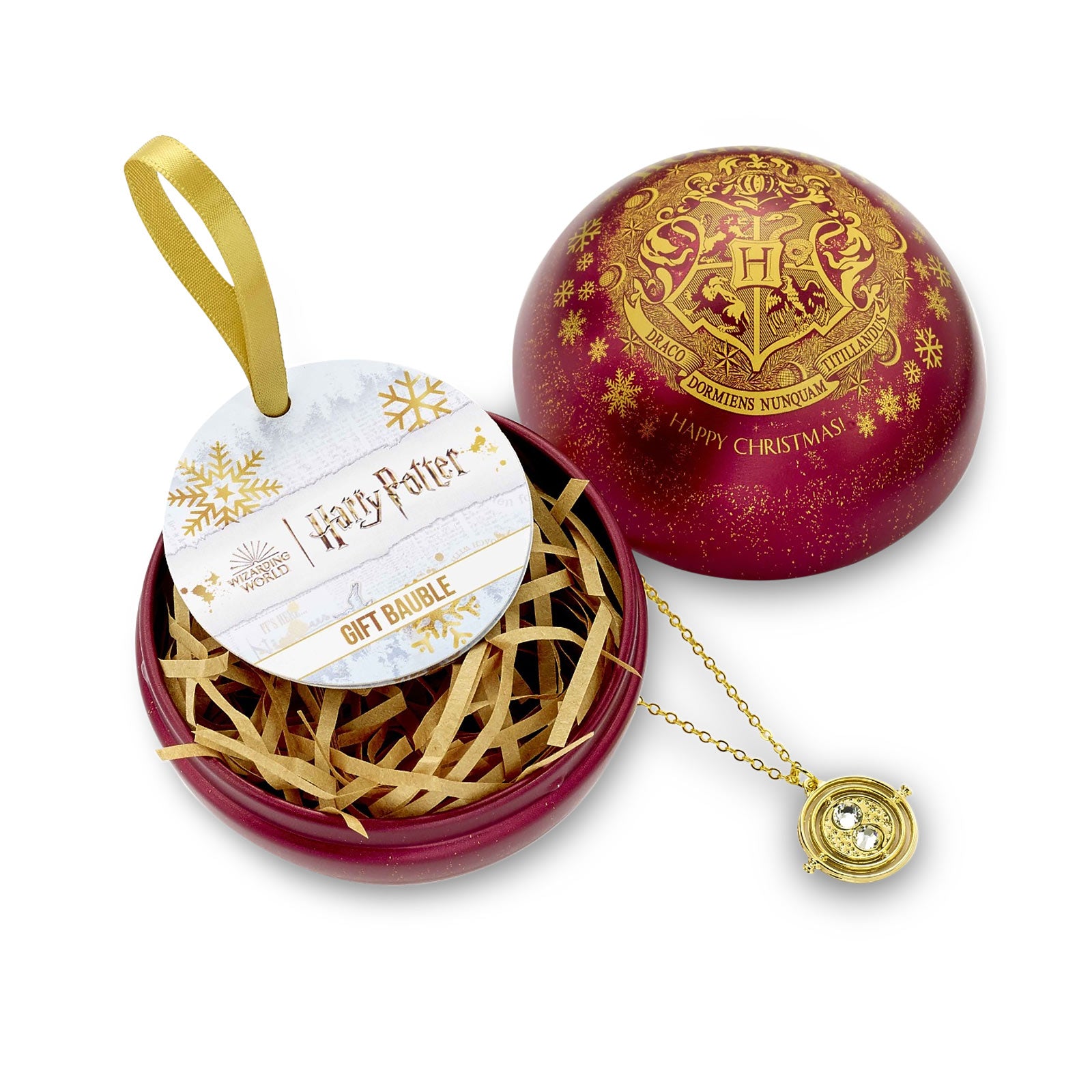 Imagen del producto Harry Potter - Bola de Navidad de Hogwarts con Collar
