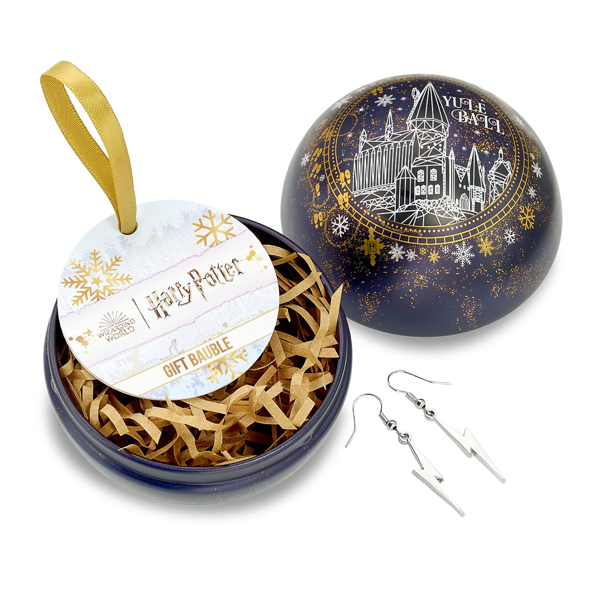 Imagen del producto Harry Potter - Bola de Navidad con pendiente de rayo