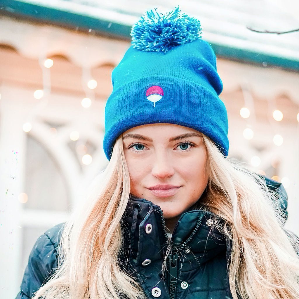 Imagen del producto Naruto - Gorro con pompón del emblema Uchiha