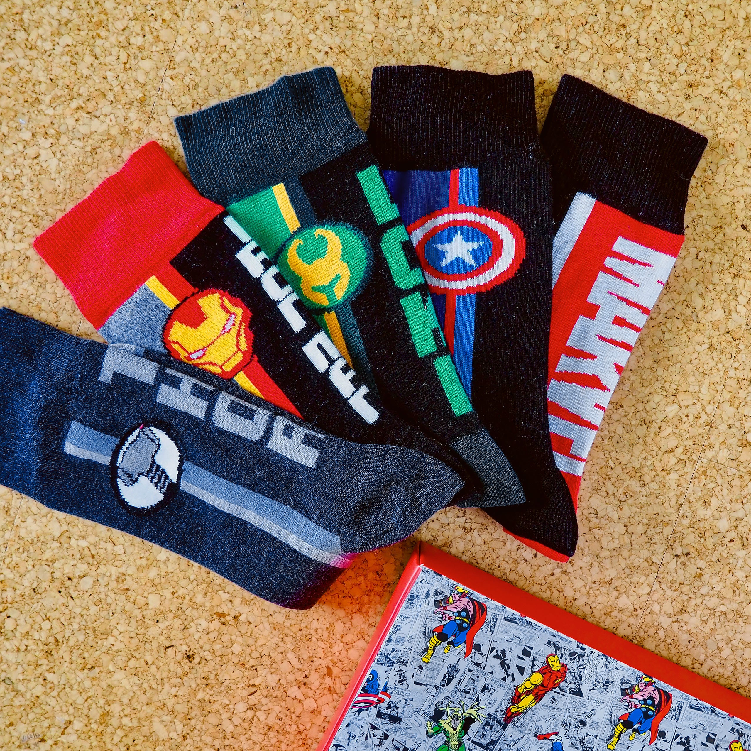 Imagen del producto Calcetines Marvel Avengers Set de 5