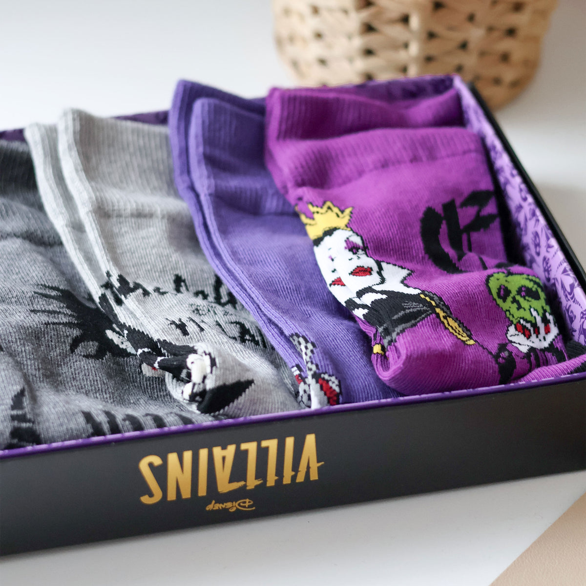Imagen del producto Set de 5 calcetines Disney Villains