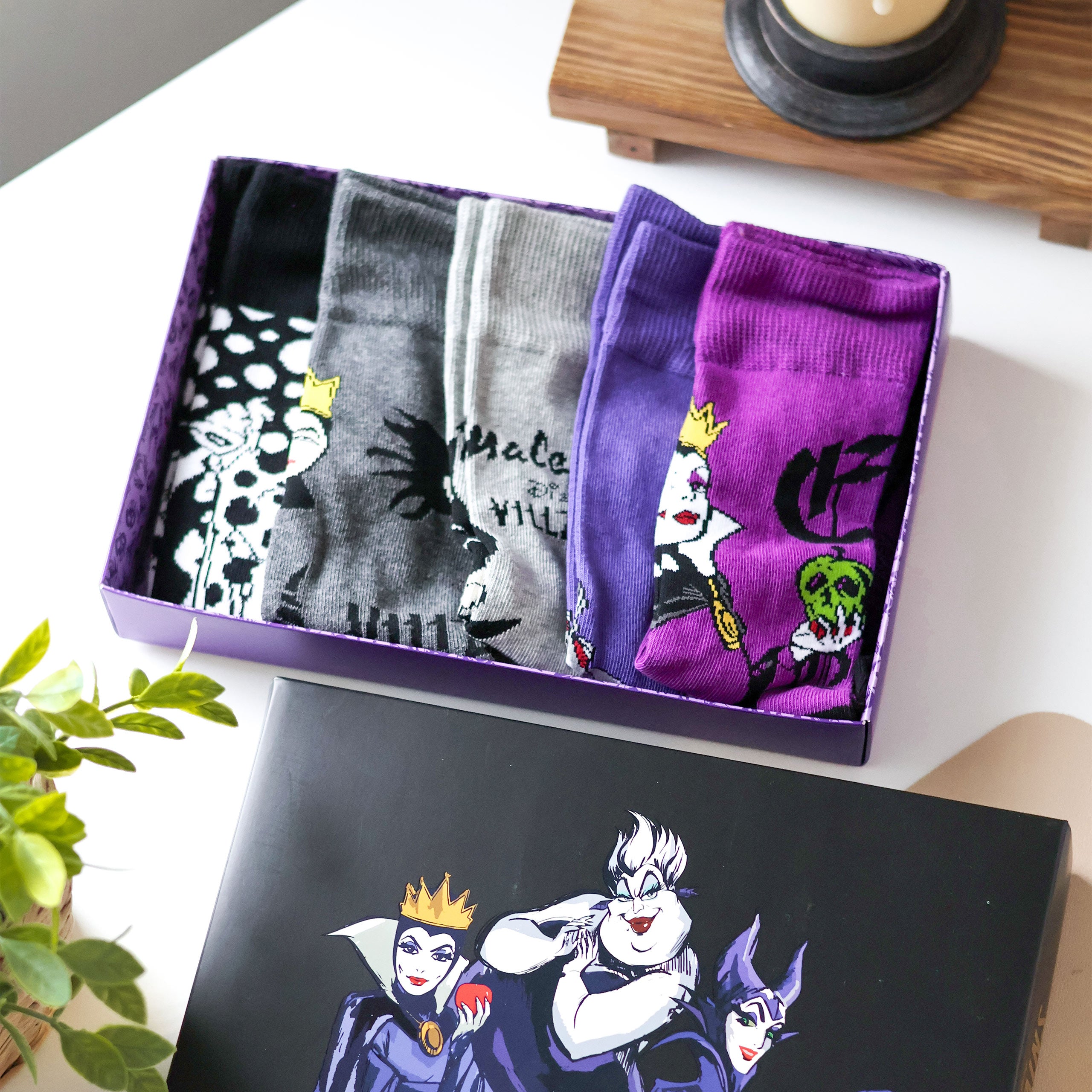 Imagen del producto Set de 5 calcetines Disney Villains