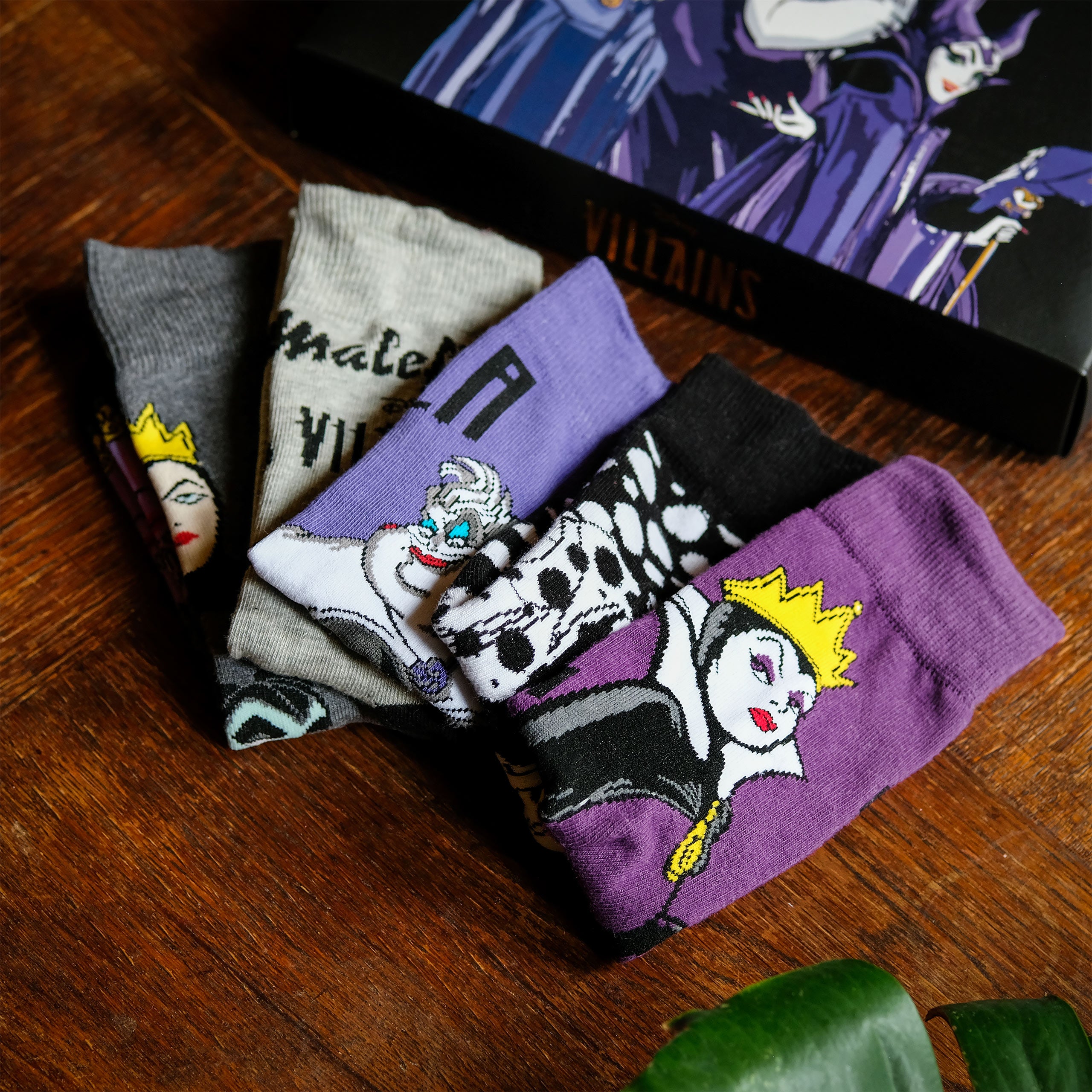 Imagen del producto Set de 5 calcetines Disney Villains